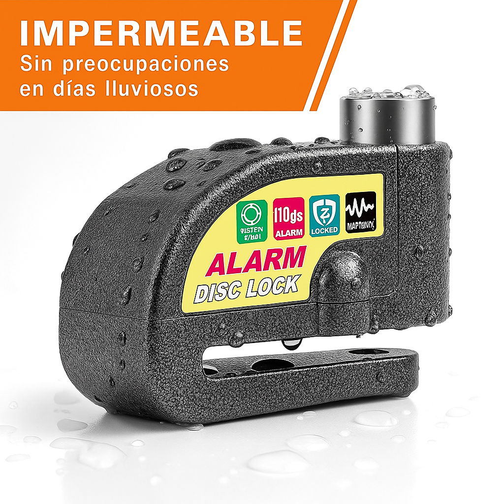 CANDADO CON ALARMA + ¡ENVÍO GRATIS!