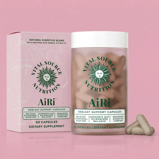 Cápsulas AiRi™ Alivio Digestivo, Control de Hinchazón Abdominal y Gases