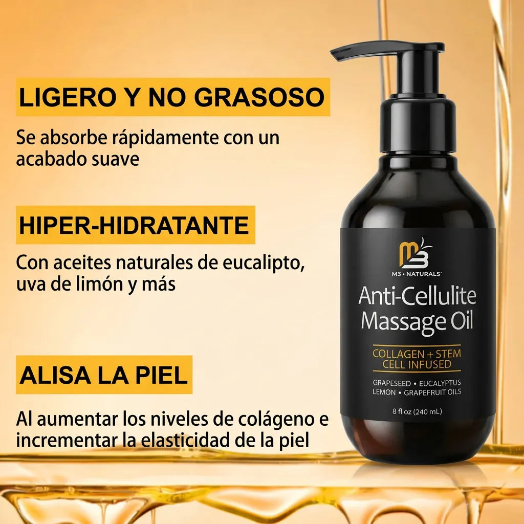 M3 Naturals® Tu Piel Más Firme, Suave y Sin Celulitis En Semanas