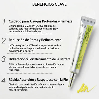 Retinal Shot® Minimizador De Poros, Arrugas & Líneas De Expresión