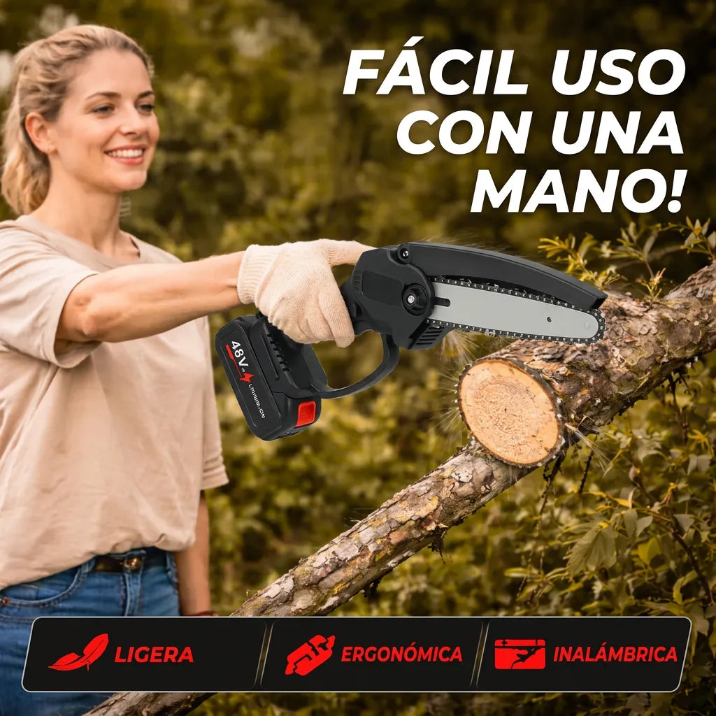Mini Moto Sierra Eléctrica Inalámbrica