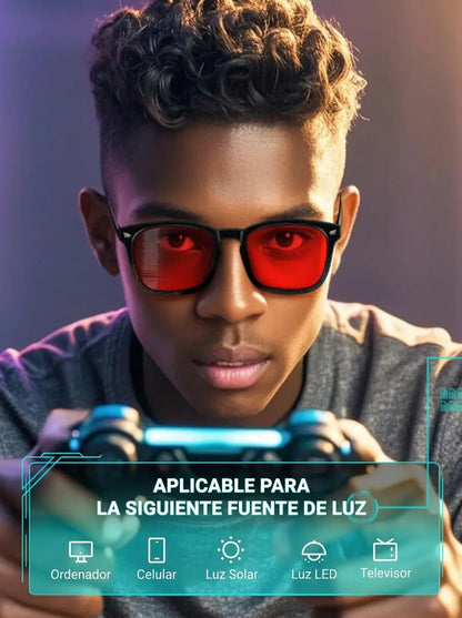 Gafas con Bloqueo de Luz Azul & Verde Gaming