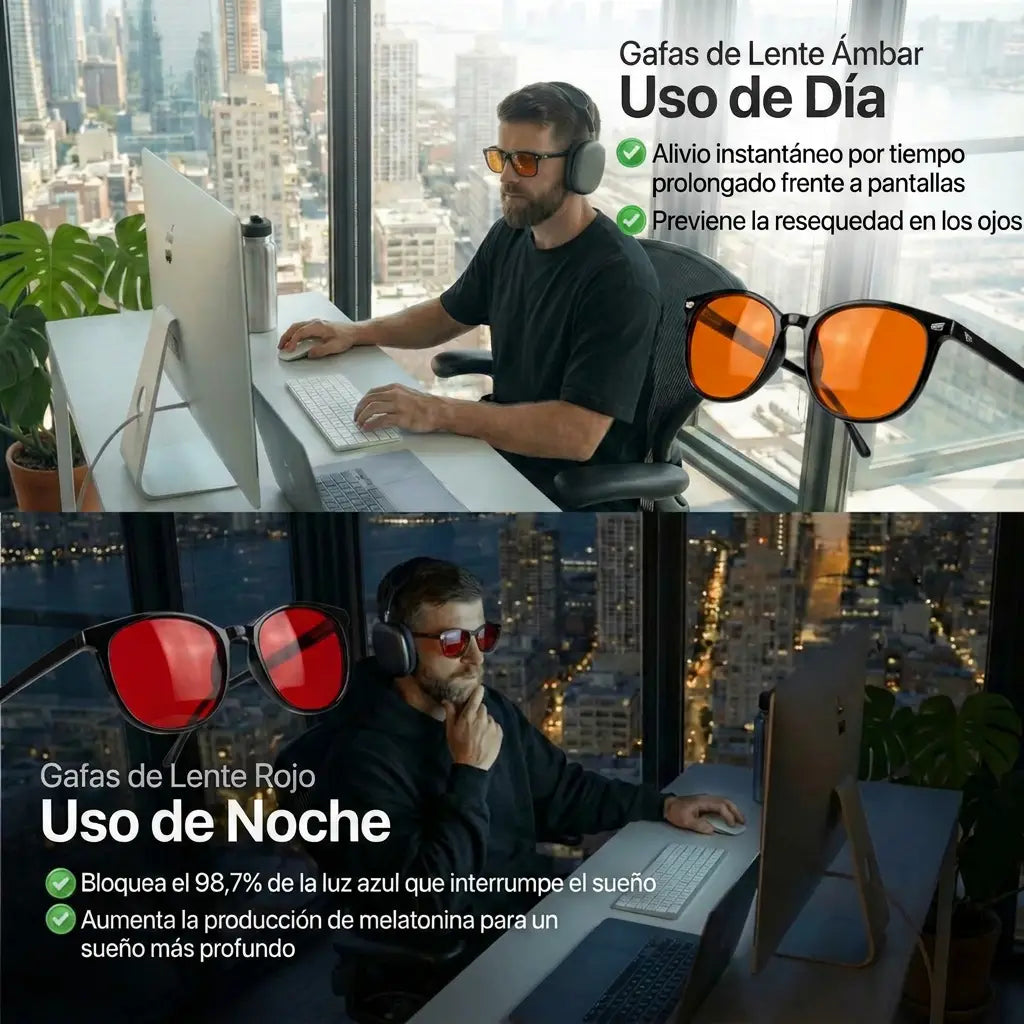 TIJN™ Gafas con Bloqueo de Luz Azul