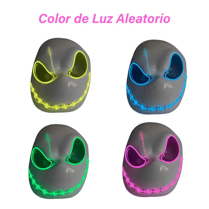 MASCARA JACK LUZ NEON HALLOWEEN