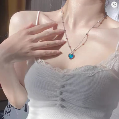 COLLAR CON CORAZÓN DE EMOCIONES