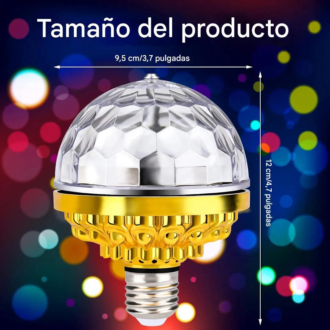 Ambiente de fiesta con la Bola Mágica de Luces LED Giratorio 360°