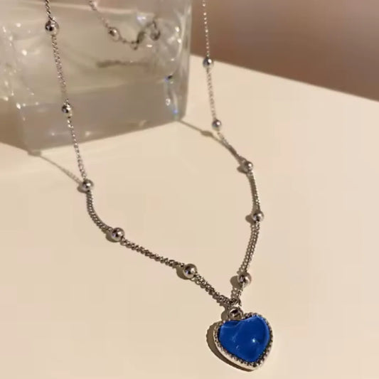COLLAR CON CORAZÓN DE EMOCIONES