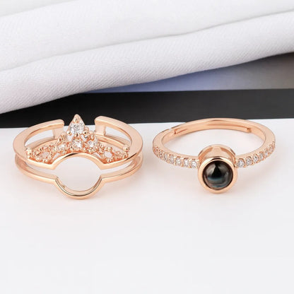 ANILLO PROYECTA FRASE TE AMO EN 100 IDIOMAS