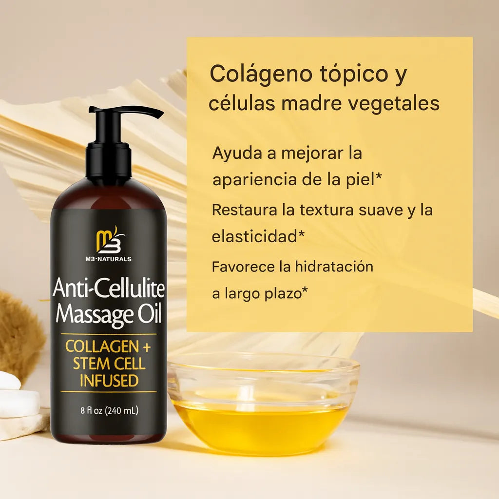 Transforma tu piel con el  Aceite Anticelulítico Natural