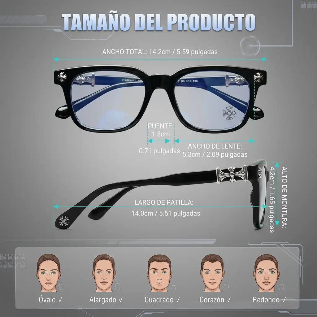 Gafas Chrome Heart™ ¡Eleva tu estilo!