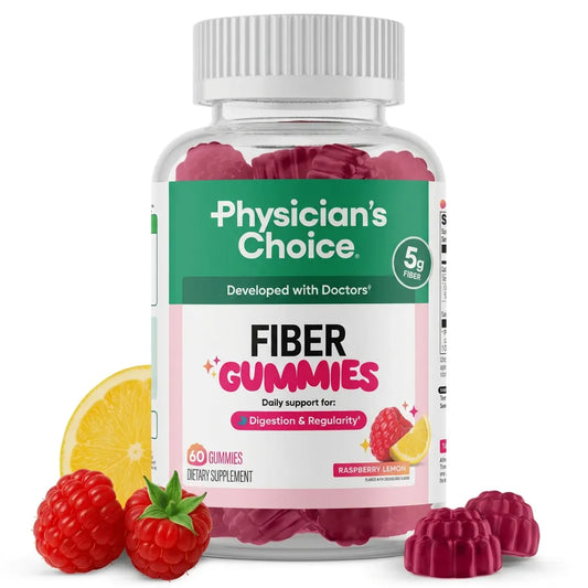 Physician's Choice®  Gomitas de Fibra Prebiótica Natural Para la Salud Digestiva y la Regularidad Intestinal