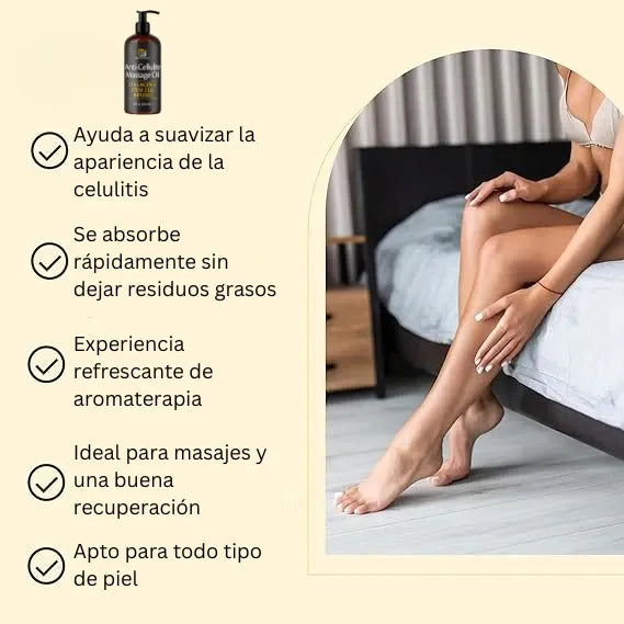 Transforma tu piel con el  Aceite Anticelulítico Natural