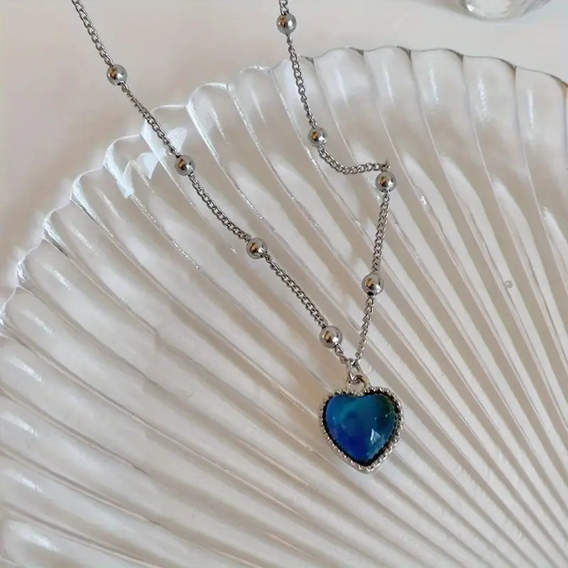 COLLAR CON CORAZÓN DE EMOCIONES