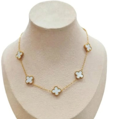 COLLAR DE LUJO DE 5 TRÉBOL