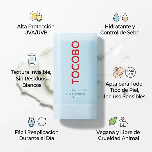 Tocobo® Piel Protegida, Suave & Sin Brillo Todo el Día