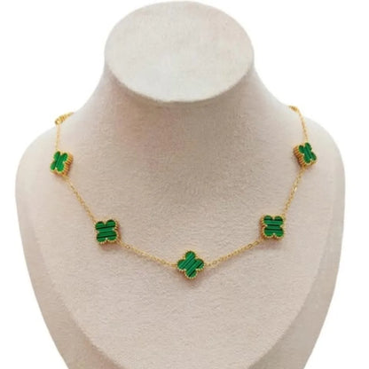 COLLAR DE LUJO DE 5 TRÉBOL
